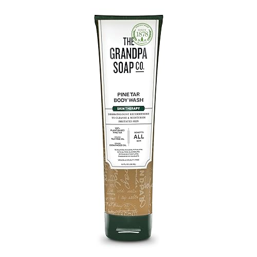 The Grandpa Soap Company Pine Tar Body Wash - Moisturizing & Deodorizing, 9.5 Fl Oz