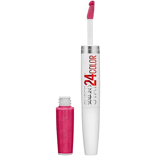 Maybelline Super Stay 24 Liquid Lipstick, 24/7 Fuchsia, Long Lasting, Moisturizing Balm, 