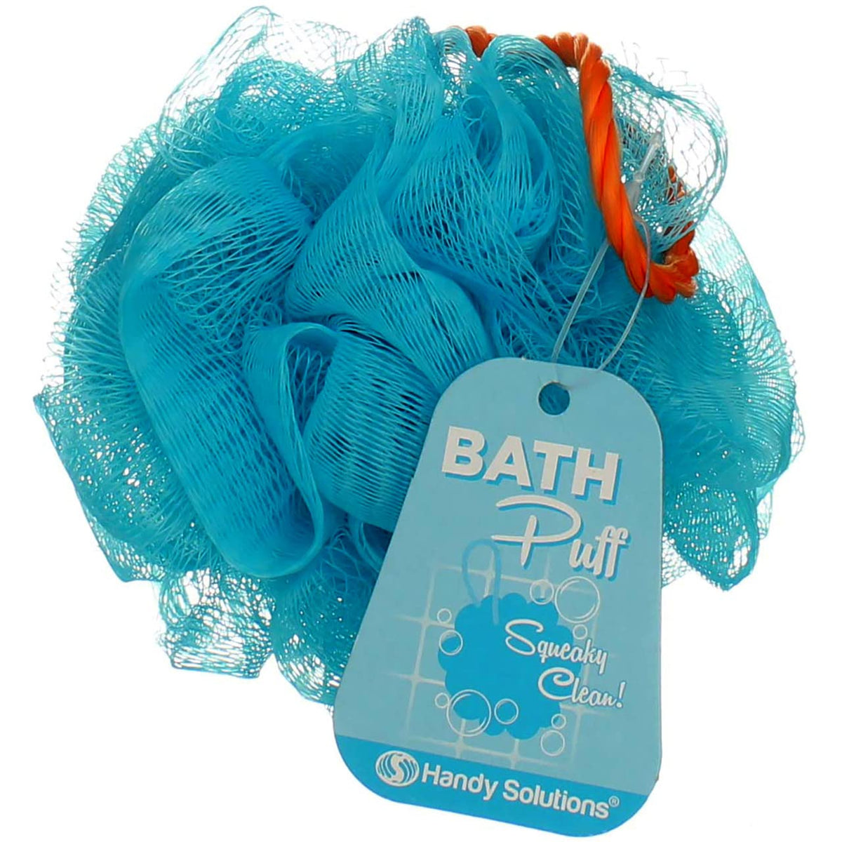 Handy Solutions Mesh Bath Puff - 1 Count, Perfect For Relaxing Spa-Like Showers