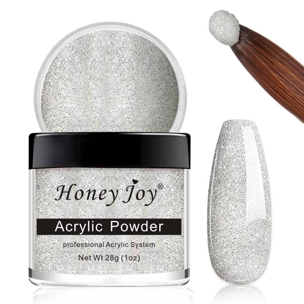 Honey Joy Acrylic Powder 28g Box - Professional White Clear Red Nude for Nail Extension HJ-NAP017