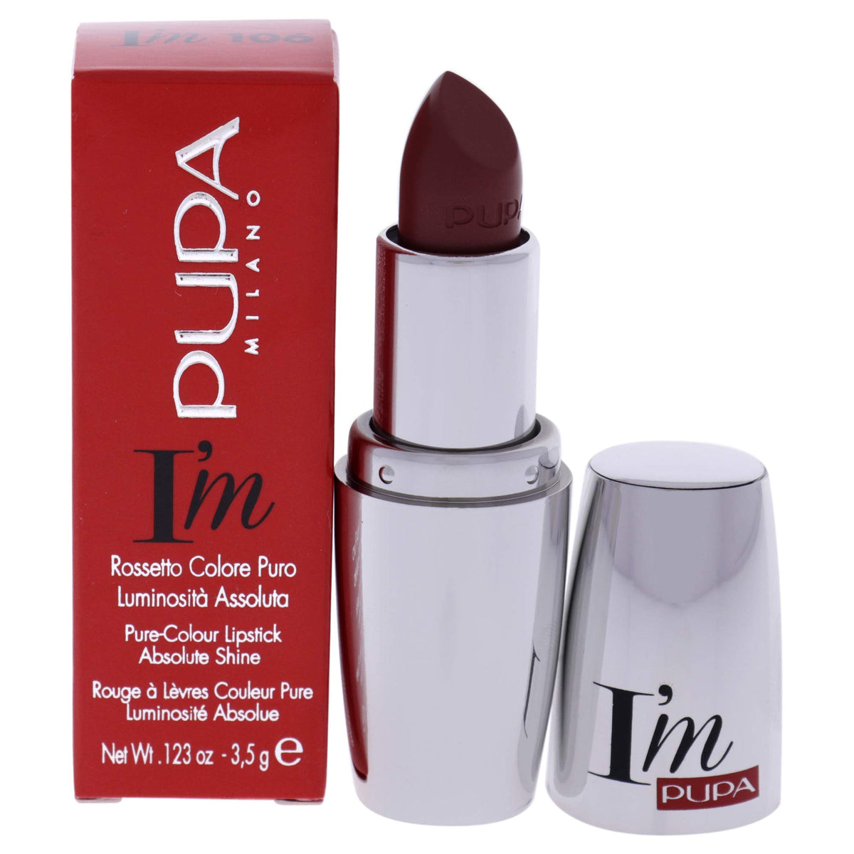 Pupa I Am PureColour Lipstick  106 Elixir Milano for Women  0123 oz Lipstick