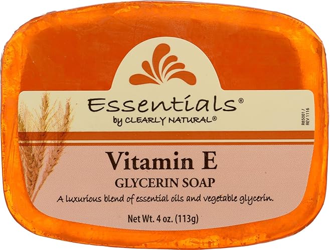 Clearly Natural Glycerine Bar Soap With Vitamin E, 4 Oz, 12 Pack - Moisturizing & Gentle Cleanser