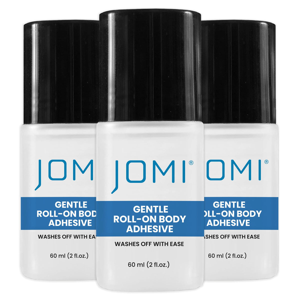 Jomi Compression Premium Body Glue - Sweat Resistant Fashion Tape, Clear, 2Oz (Pack Of 3)