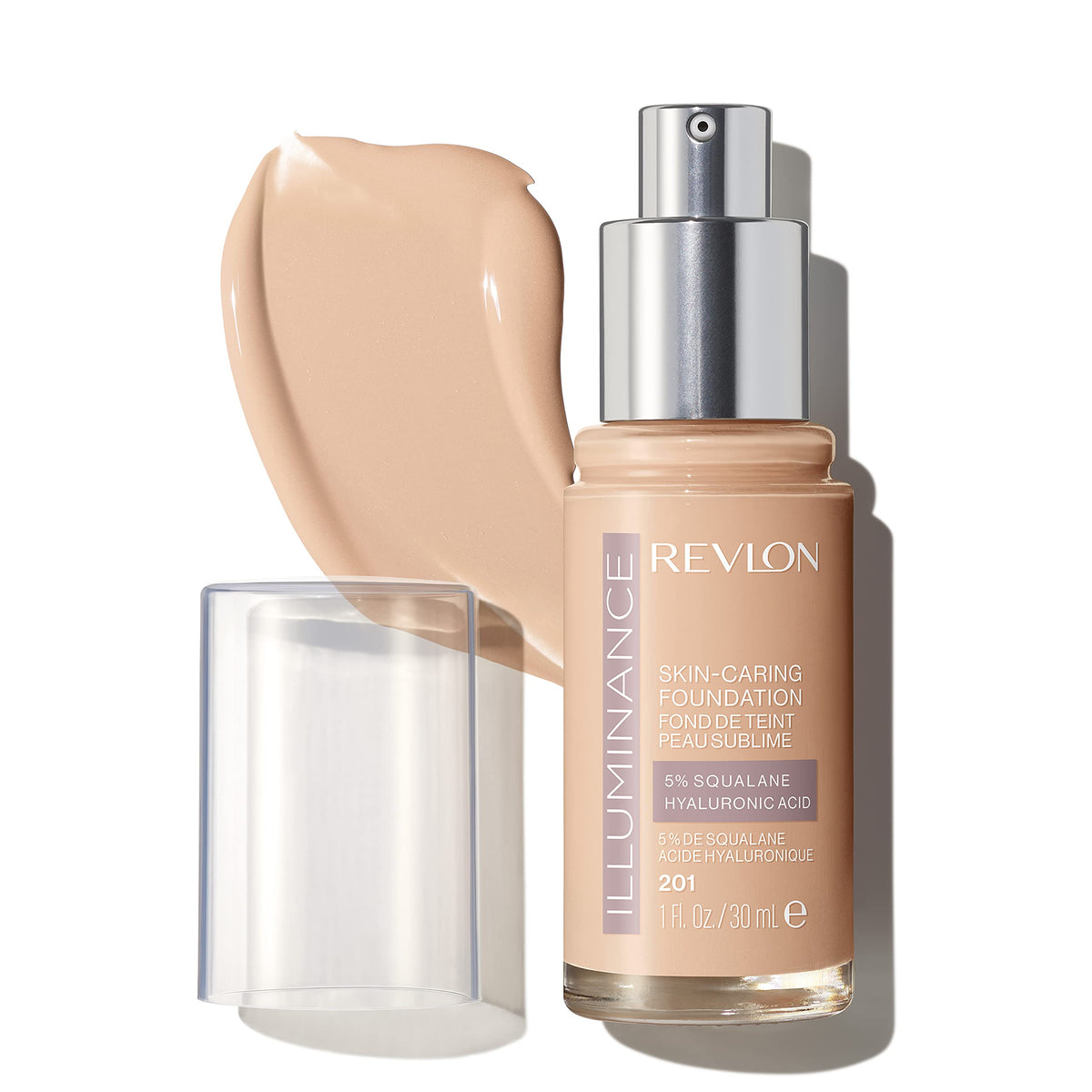 Revlon Illuminance Hydrating Liquid Foundation With Hyaluronic Acid, 1 Fl Oz, Creamy Natural