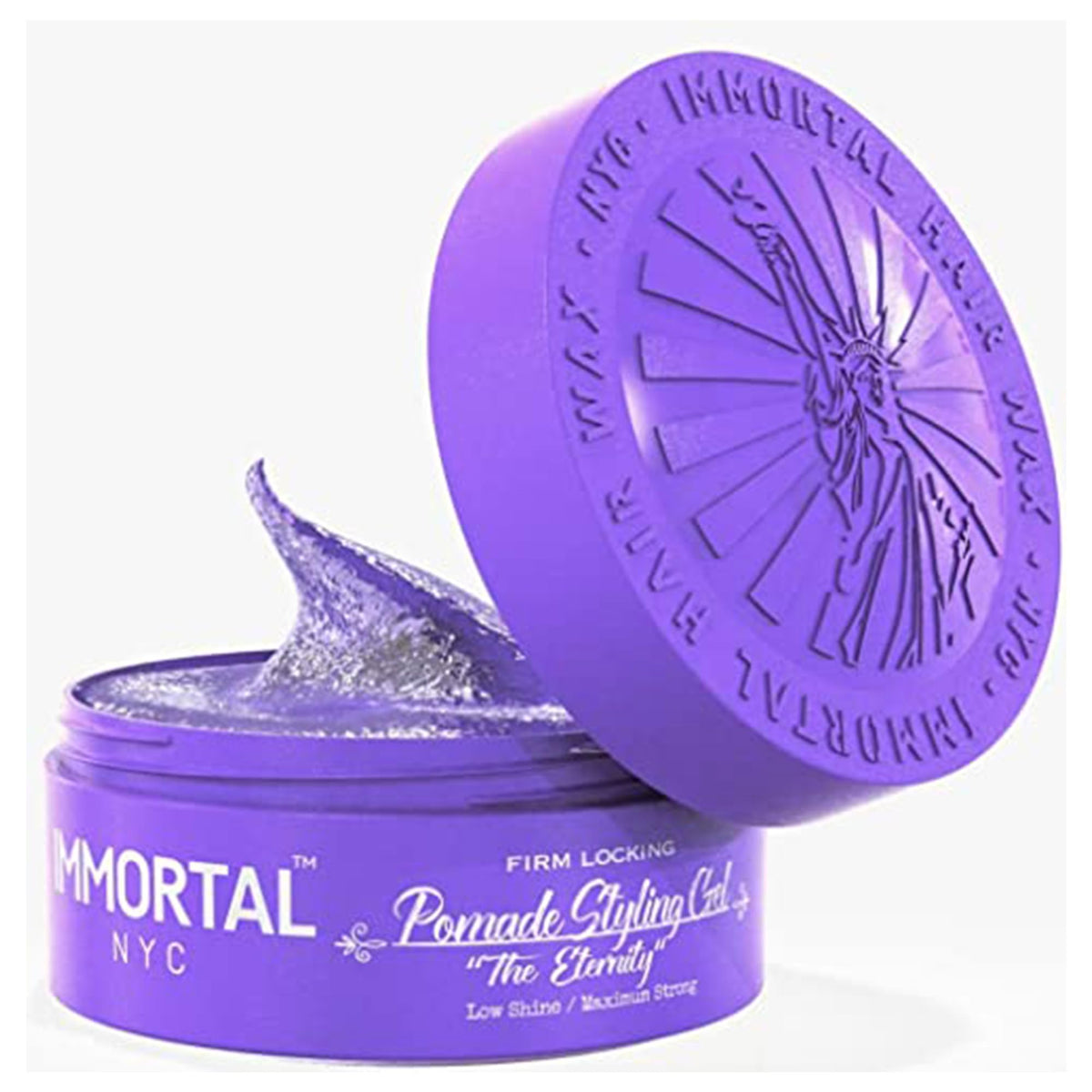 Immortal Nyc Hair Styling Pomade - Maximum Hold, Low Shine, Water-Based, All Natural, 5.07Oz