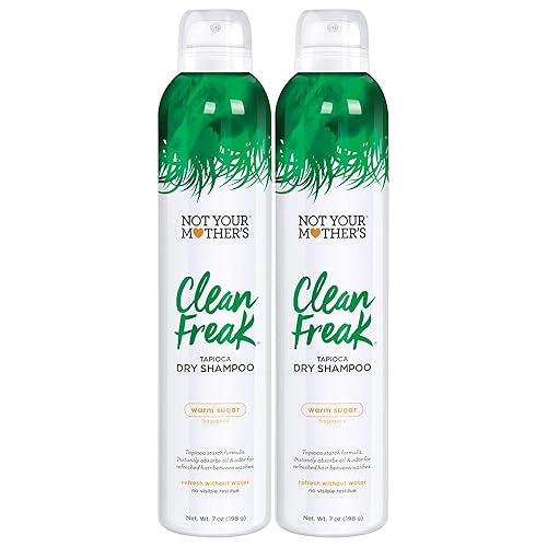 Not Your Mother'S Clean Freak Tapioca Dry Shampoo 2-Pack - 7 Oz, Absorbs Oil & Odor