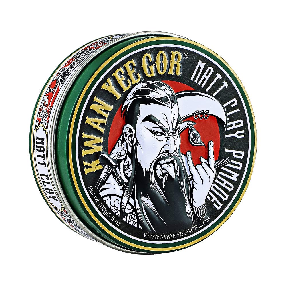 Kwan Yee Gor Strong Hold Matte Hair Pomade 3.5Oz - Water-Based Styling Cream For Men