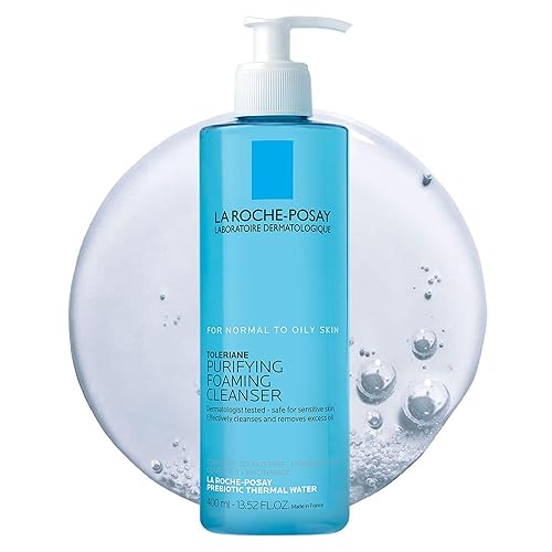 La Roche-Posay Purifying Foaming Facial Cleanser With Niacinamide & Ceramides, 13.52 Fl Oz