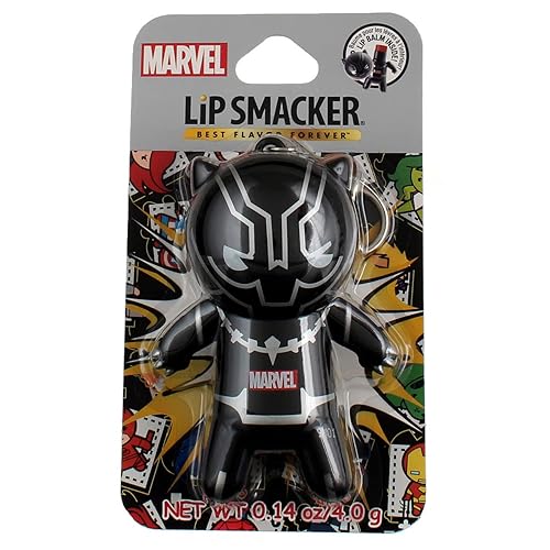 Lip Smacker Black Panther Lip Balm - Pack Of 6, Moisturizing, Fun Marvel Themed Balm