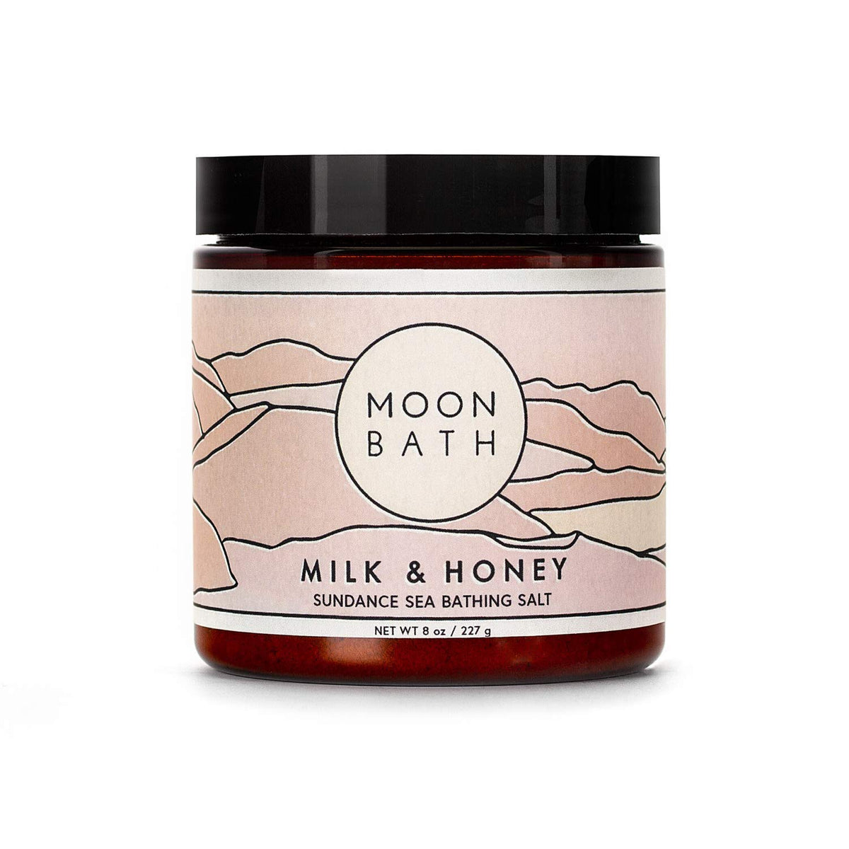 Moon Bath Exfoliating Sea Bath Salts & Scrub With Frankincense, Bergamot & Lavender, 8 Oz.