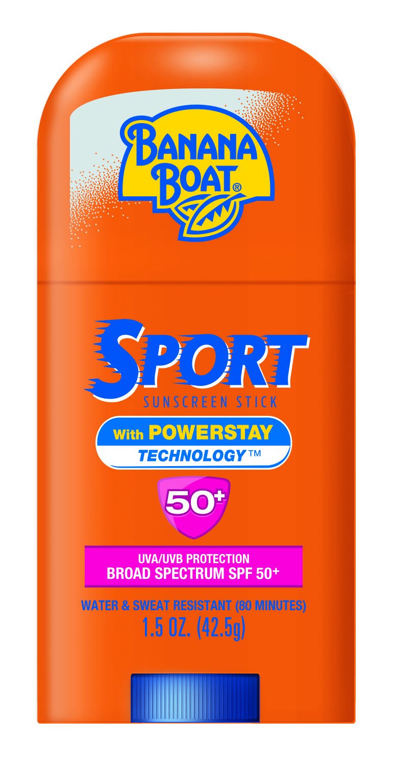 Banana Boat Sport Sunscreen Stick Spf 50, 1.5Oz - Broad Spectrum Protection