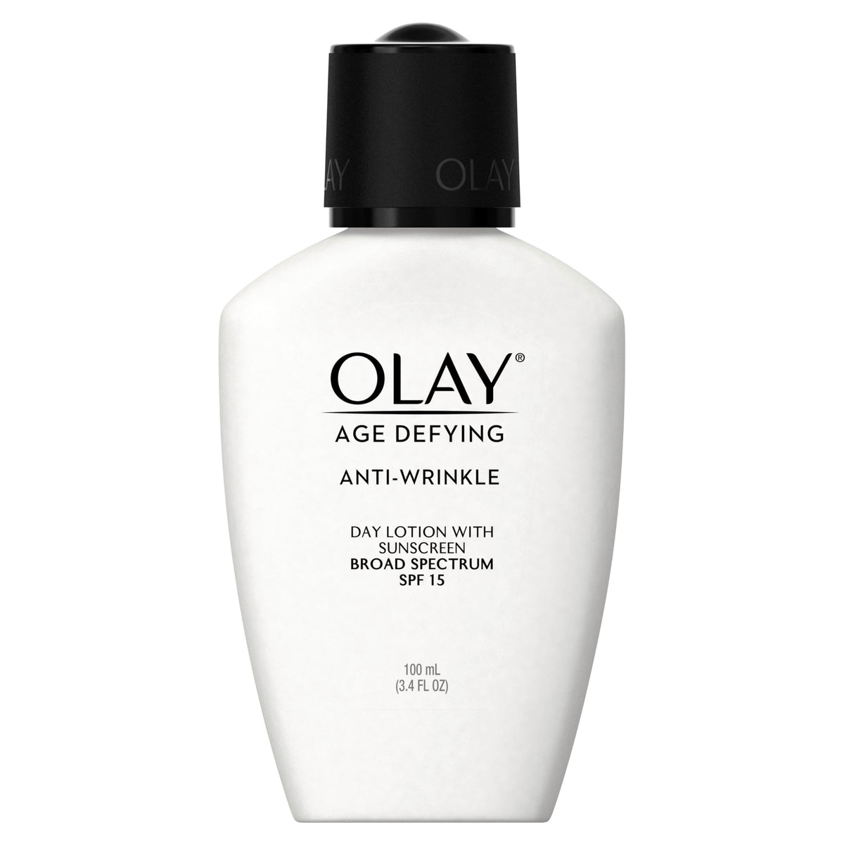 Olay Age Defying Anti-Wrinkle Day Lotion Spf 15, 3.4 Oz, Pack Of 2 - White