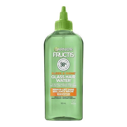 Garnier Fructis Sleek & Shine Hair Water With Argan Oil, 6.08 Fl Oz, Lamellar Rinse