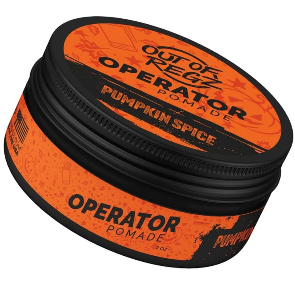 Out Of Regz Pumpkin Spice Operator Pomade - Strong Hold, Matte Finish, 2Oz Limited Edition