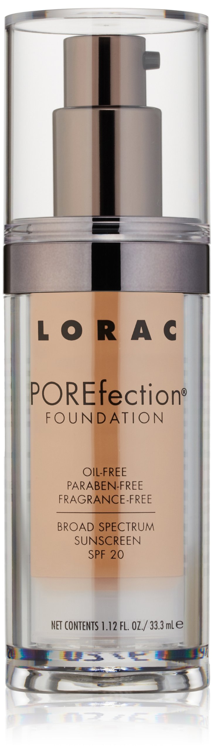 Lorac Porefection Foundation, Pr8 Golden Tan - 1.12 Fl Oz, Smooth Finish, Full Coverage