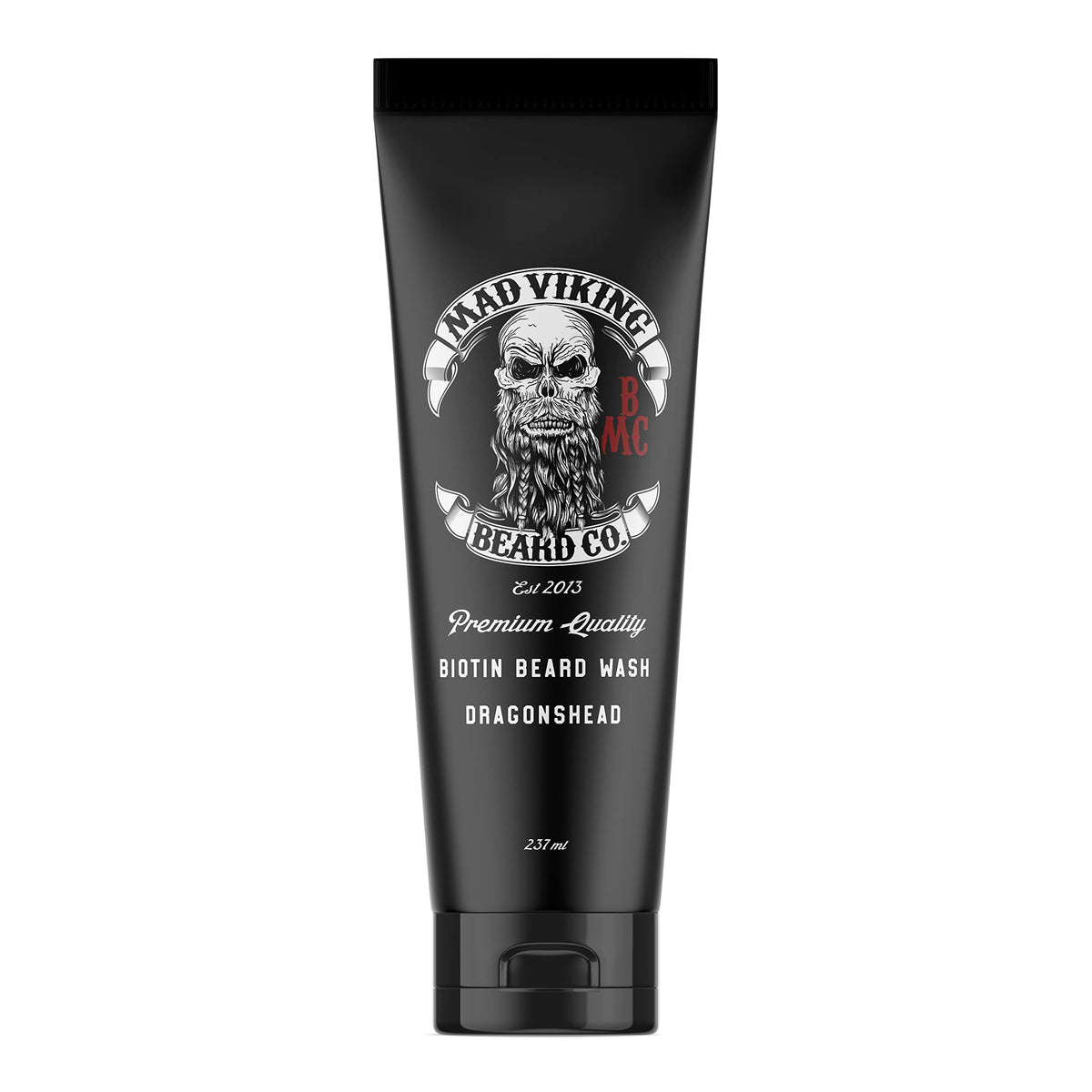 Mad Viking Beard Co. Dragonshead Beard Wash, 8 Oz - All Natural, Deep Cleansing & Conditioning