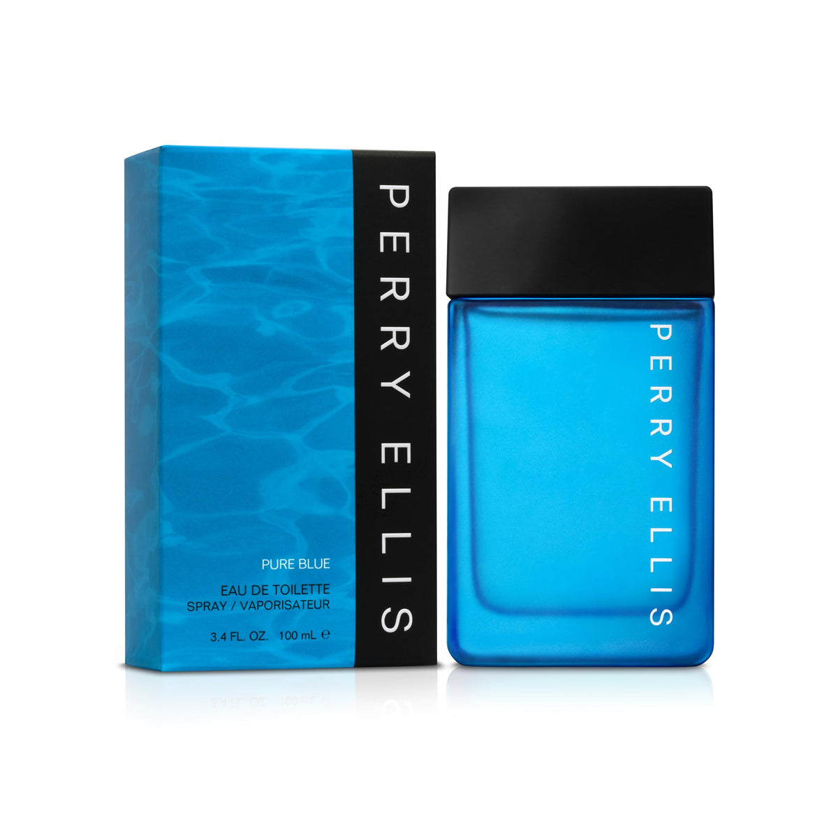 Perry Ellis Pure Blue Men 3.4 Oz Edt Spray - Fresh Fragrance For Him