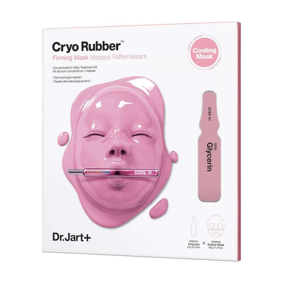 Dr.Jart+ Cryo Rubber Firming Face Mask With Glycerin | Korean Skin Care, 1 Count