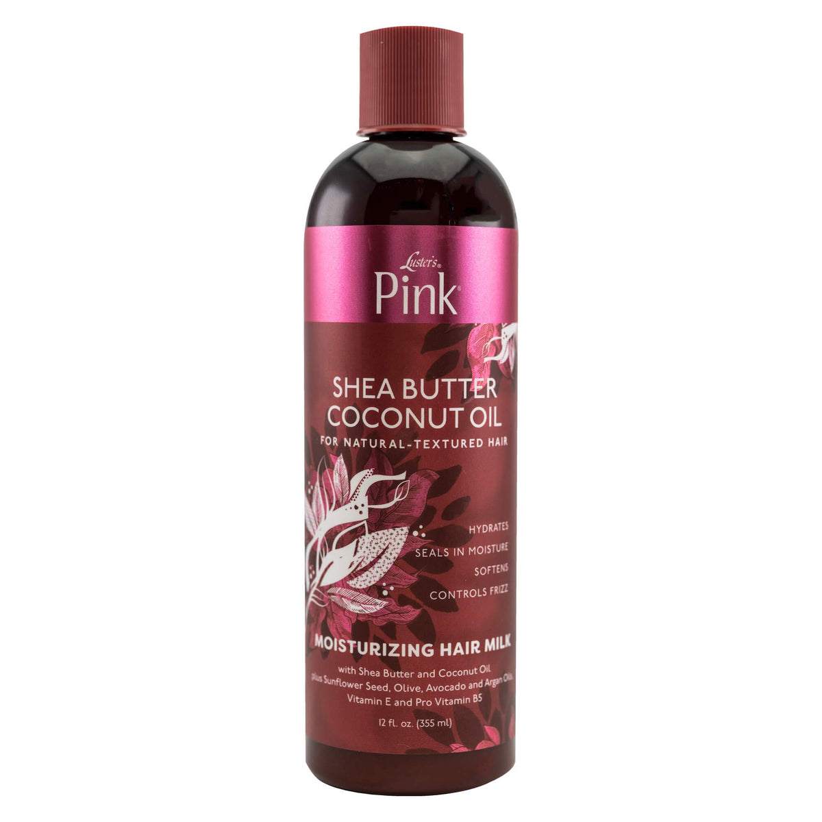 Luster'S Pink Shea Butter Coconut Oil Moisturizing Hair Milk, 12 Fl Oz - Nourishing Hair Care