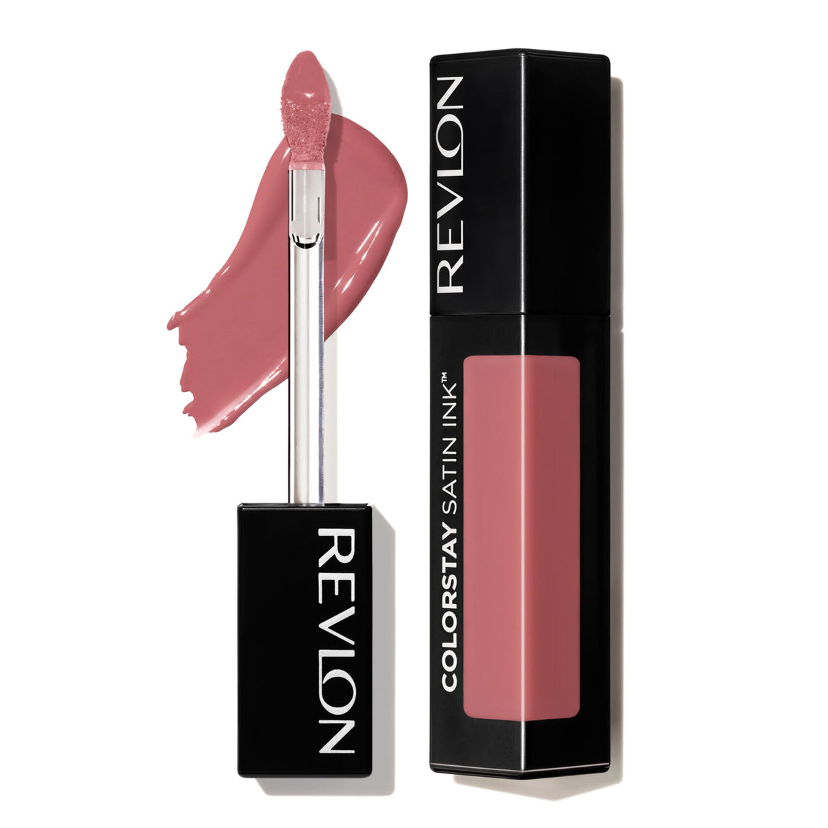 Revlon Colorstay Satin Ink Liquid Lipstick, Long-Lasting Waterproof, 037 Majestic Rose, 0.17 Fl Oz