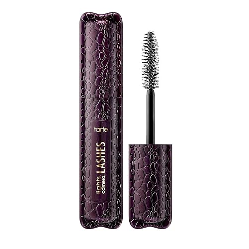 Tarte Lights Camera Lashes Mascara - Black 0.13 Fl Oz Travel Size 4-In-1 Formula