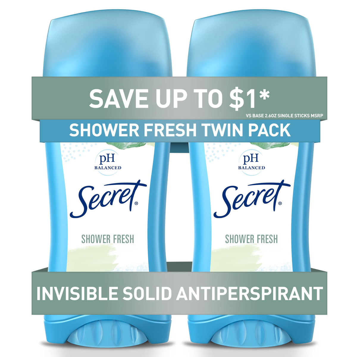 Secret Women'S Antiperspirant & Deodorant, 24Hr Odor Protection, Shower Fresh, 2.6 Oz, 