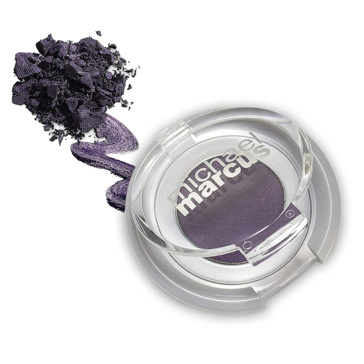 Michael Marcus Amethyst Makeup Cake Eyeliner - Water Activated, Long-Lasting, Smudge Resistant