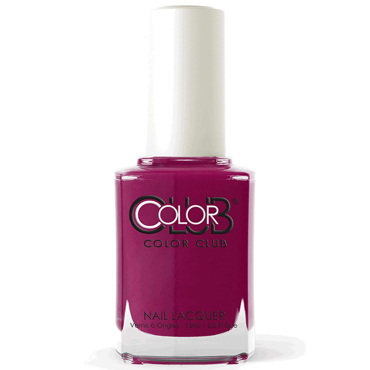 Color Club Love 'Em & Leave 'Em Plum Nail Lacquer - 0.5 Fl Oz - Long-Lasting Nail Polish