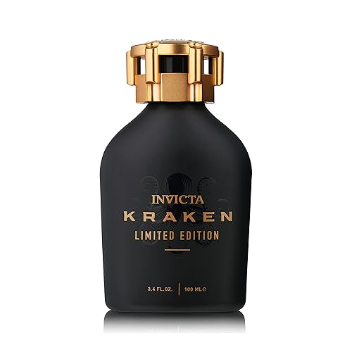 Invicta Kraken Edp Spray For Men, Limited Edition, 3.4 Oz - Fragrance For Him