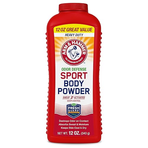 Arm & Hammer Sport Body Powder, Talc-Free, Aluminum-Free, Fresh Feeling, 12 Ounce