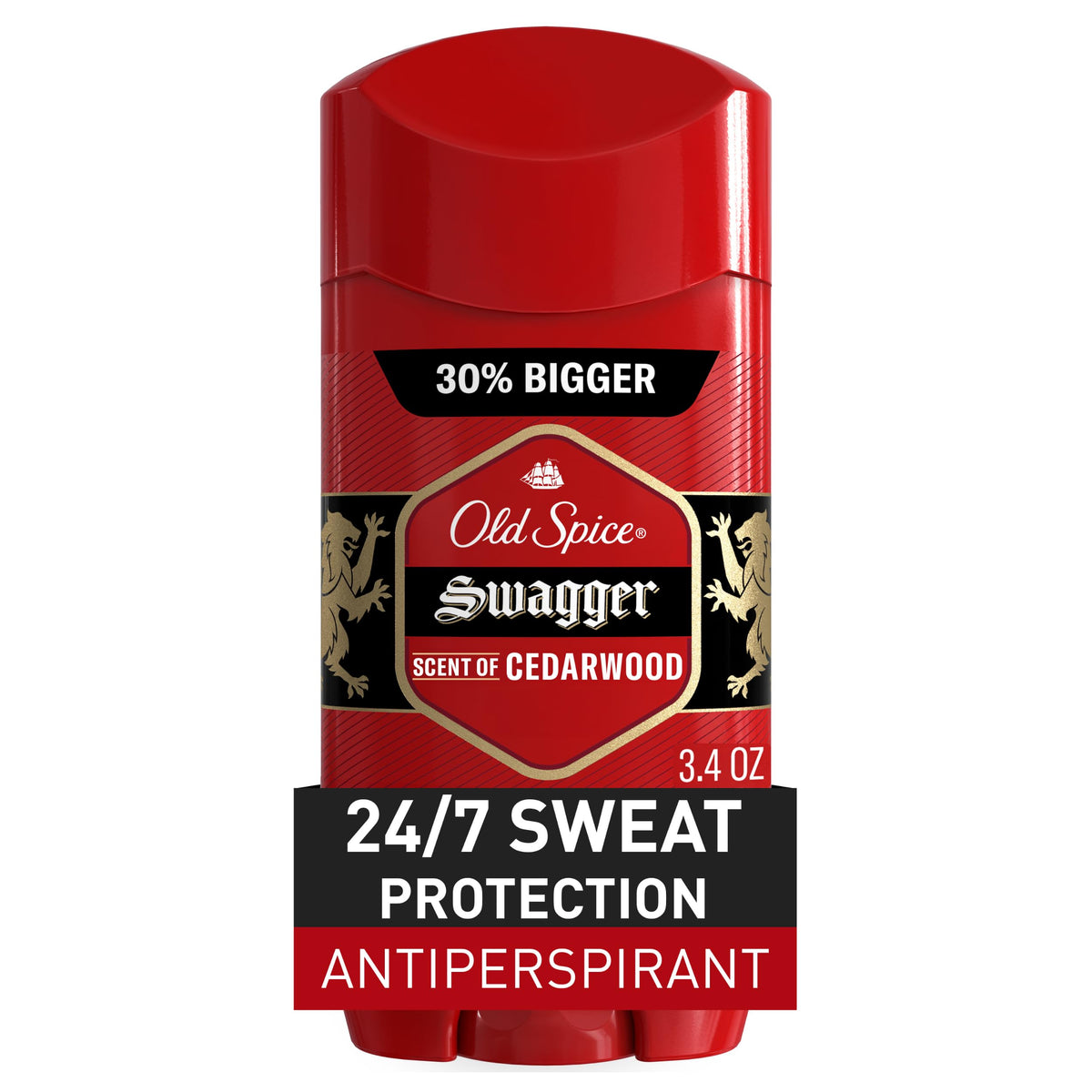 Old Spice Swagger Scent Anti-Perspirant & Deodorant, 3.4 Oz - Red Zone Collection