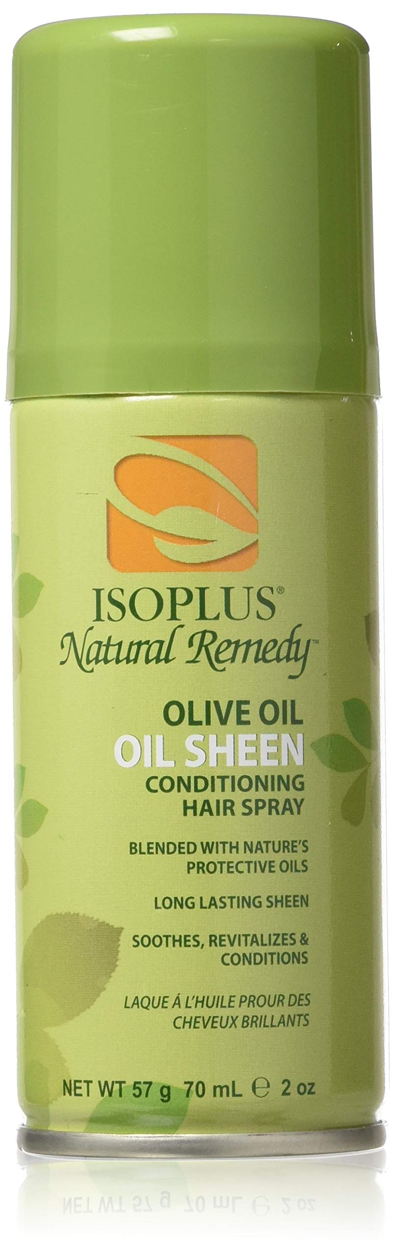 Isoplus Olive Oil Sheen Conditioning Hair Spray, 2 Oz - Natural Hair Care Treatment