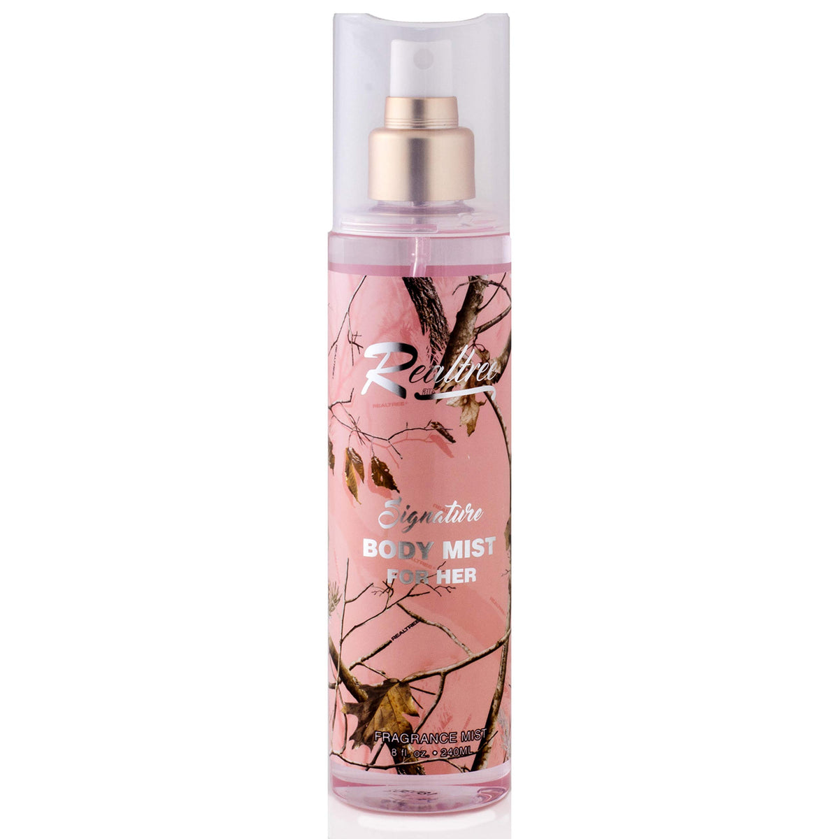 Realtree Women's Signature Body Mist, 8 Fl Oz - Fresh, Long-Lasting Fragrance for Daily Use