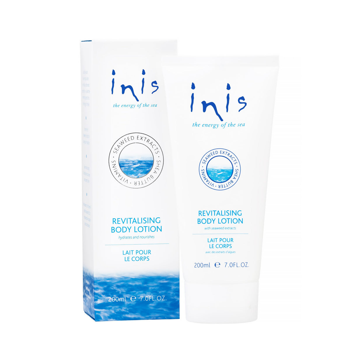 Inis The Energy Of The Sea Revitalizing Body Lotion 7 Fl Oz - Antioxidant Rich, Deep Moisturizing