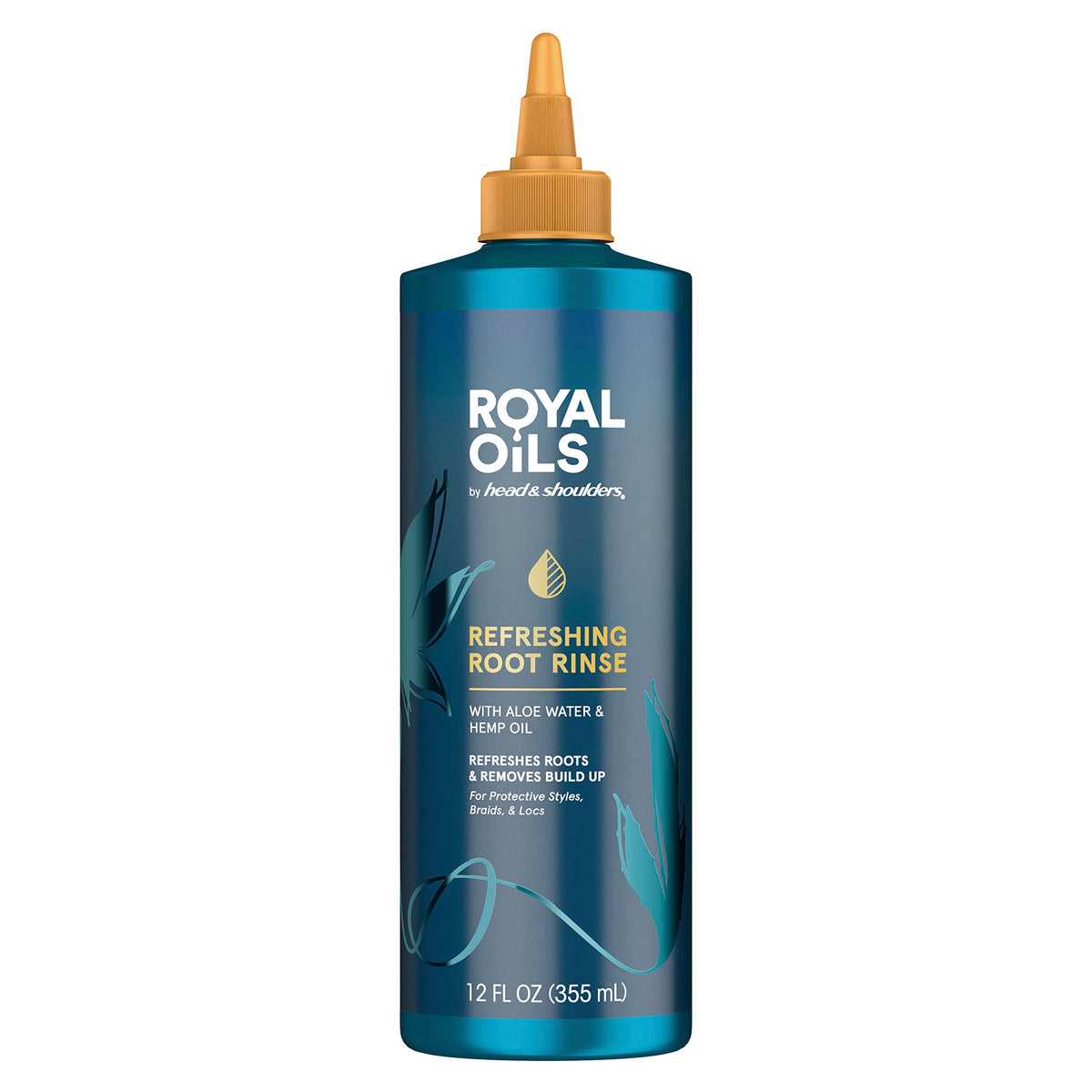 Head & Shoulders Royal Oils Root Rinse With Aloe & Hemp Oil, 12 Fl Oz - Refreshing Hair Care