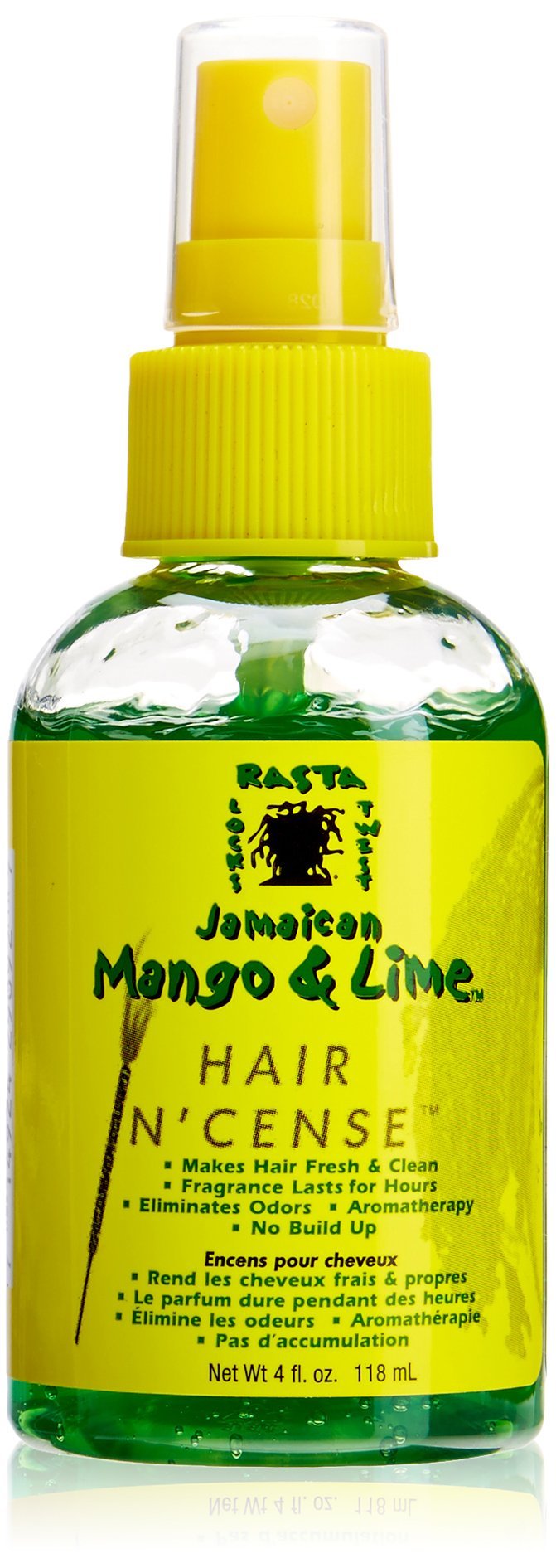 Jamaican Mango & Lime Hair N Cense - 4 Fl Oz - Refreshing Hair Treatment, Green