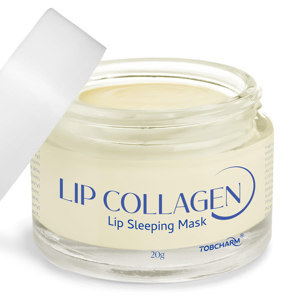 Tobcharm Lip Sleeping Mask 20G - Advanced Lip Plumper With Peptide Complex For Wrinkles Repair