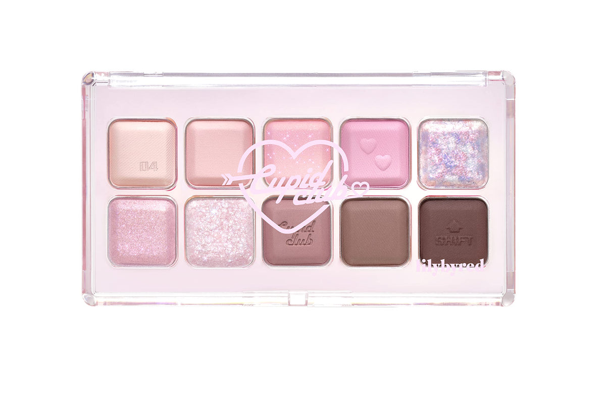 Lilybyred Mood Keyboard Eyeshadow Palette - Long-Wearing Neutral Ash, Easy Color Matching, K-Beauty