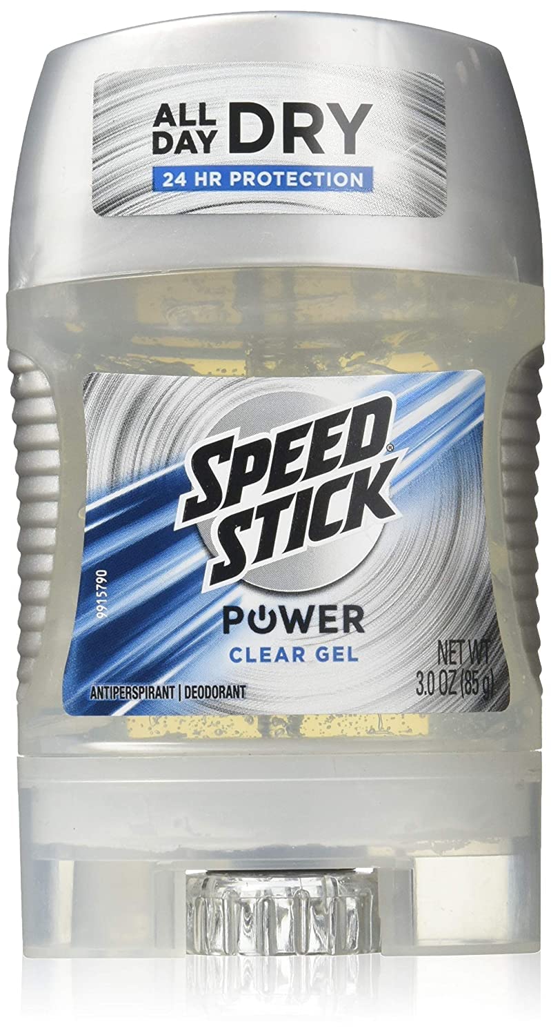 Speed Stick Anti-Perspirant Deodorant, Power Clear Gel, 3 Oz, Pack Of 12 - Colgate