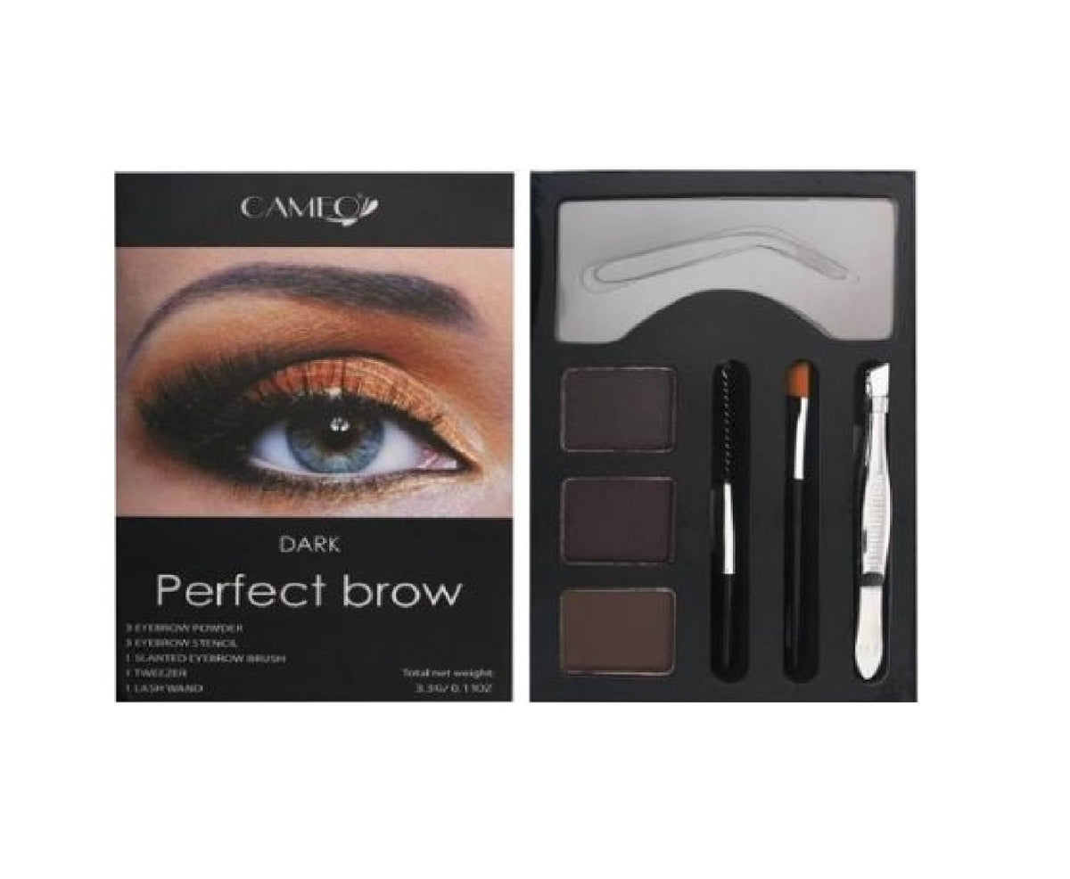 Cameo Perfect Brow Makeup - Dark Brown, 1 Count, Eyebrow Pencil For Flawless Brows