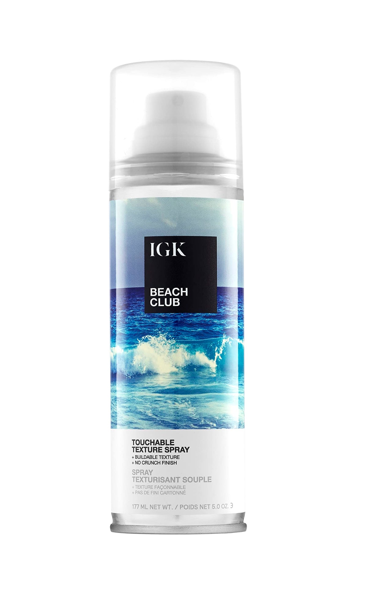 IGK BEACH CLUB Volumizing Texture Spray - Flexible Hold Beach Waves, 5 Oz