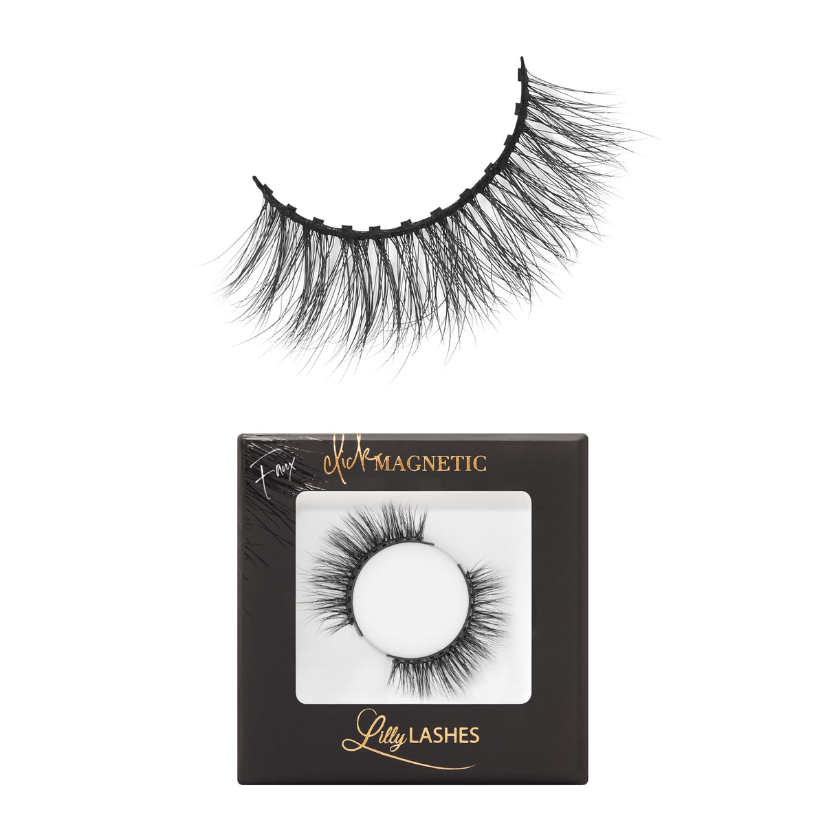 Lilly Lashes Ur Faves Magnetic Faux Mink Eyelashes - Vegan, Wispy, No Eyeliner Needed