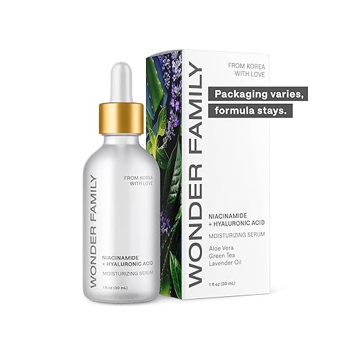 Wonder Family Niacinamide Hyaluronic Acid Serum - Hydrating Moisturizer For Face Skin Care