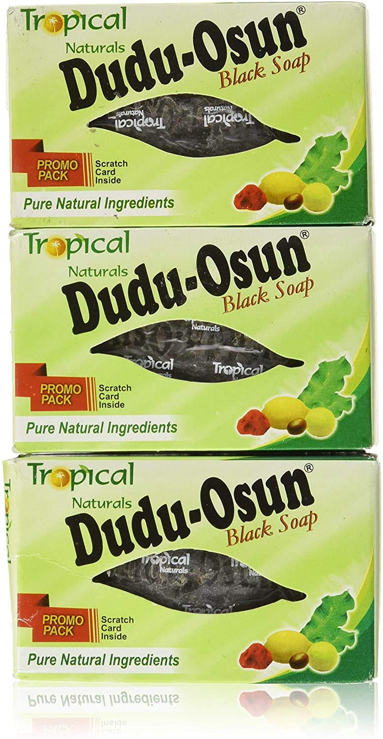 EOSVAP 5 Pack Dudu Osun Black Soap - 26.45 oz Natural Skin Cleanser