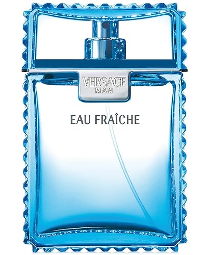 Versace Eau Fraiche Eau De Toilette Spray For Men, 3.4 Fl Oz - Fresh & Invigorating Scent