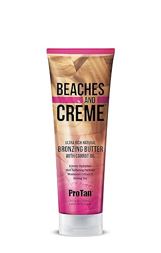 Pro Tan Beaches & Crème Natural Bronzer, 8.5Oz Bronzing Butter For A Sun-Kissed Glow