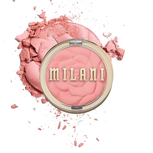 Milani Rose Powder Blush - Tea Rose, 0.6 Oz, Cruelty-Free Matte & Shimmer Color