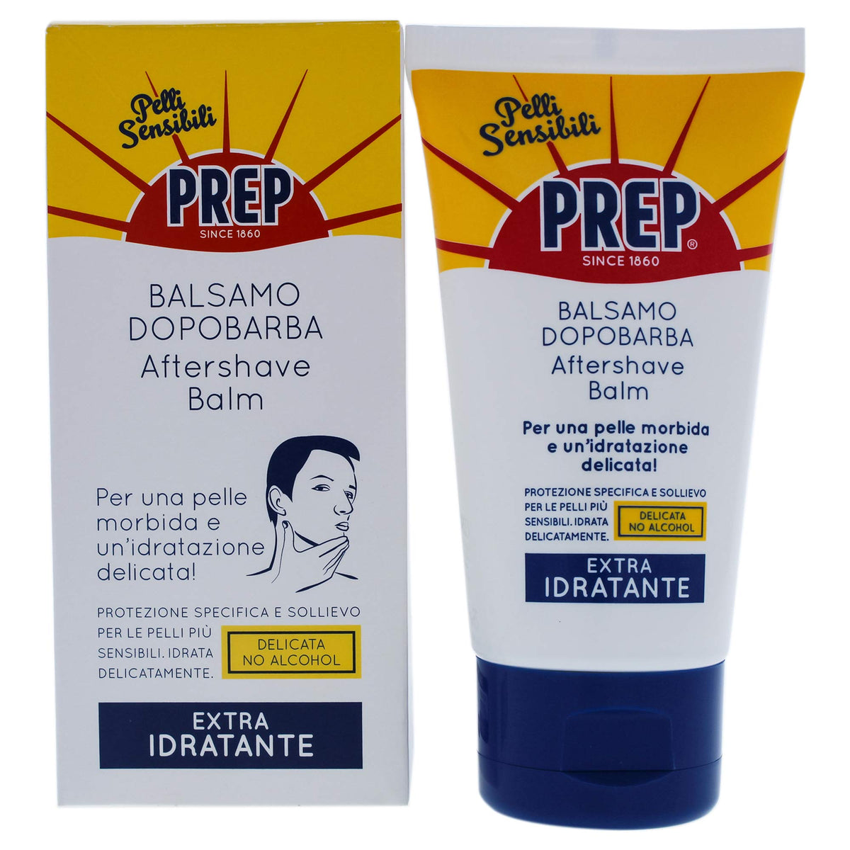 Prep Balsamo Dopobarba For Men, 2.5 Ounce - Cranberry Aftershave Balm