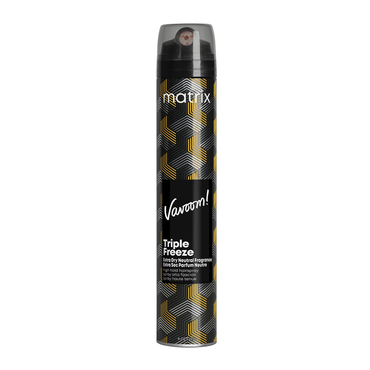 Matrix Vavoom Triple Freeze Hairspray, 9 Oz - Extra Dry, 24 Hour Hold, Humidity Resistant