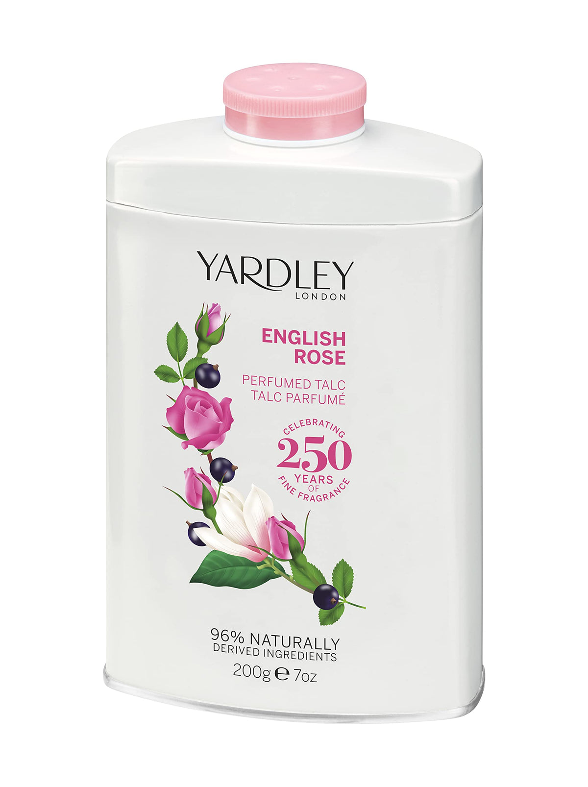 Yardley English Rose Perfumed Talc Powder - 7 Oz, Clean Fragrance For Freshness